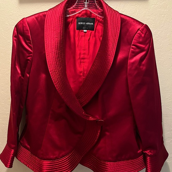 Giorgio Armani Jackets & Blazers - Vintage Red Giorgio Armani Blazer size 10
